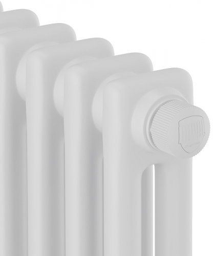 Стальной трубчатый радиатор 2-колончатый Royal Thermo Insignia VC2050 - 28 секц. RAL9016, нижнее 1/2