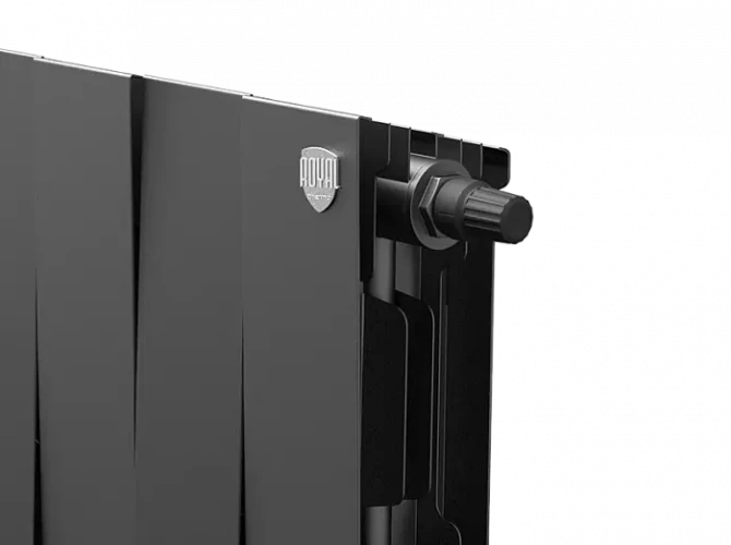Биметаллический радиатор отопления Royal Thermo PianoForte 200 20 секций Noir Sable VDR