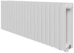 Стальной трубчатый радиатор 2-колончатый Royal Thermo Shift Q30 VC2030 - 20 секц. RAL9016, нижнее 1/2