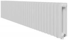 Стальной трубчатый радиатор 2-колончатый Royal Thermo Shift Q30 VC2030 - 26 секц. RAL9016, нижнее 1/2