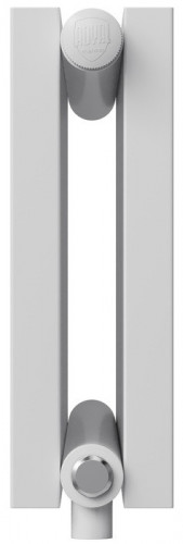 Стальной трубчатый радиатор 2-колончатый Royal Thermo Shift Q30 VC2030 - 26 секц. RAL9016, нижнее 1/2