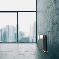 Биметаллический радиатор отопления Royal Thermo PianoForte 500 6 секций Silver Satin