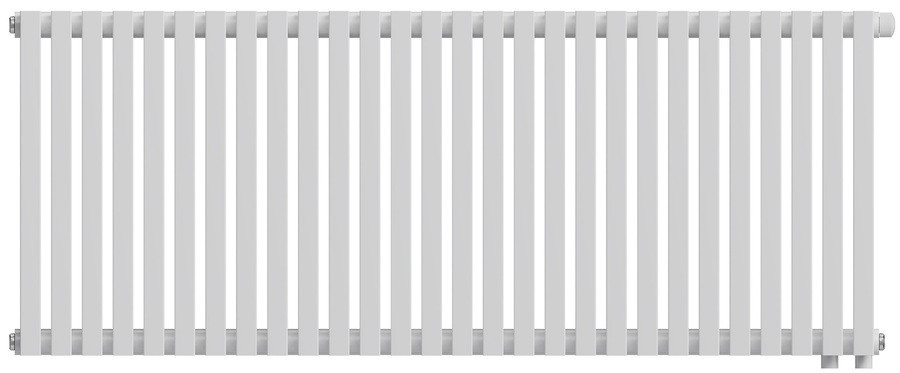 Стальной трубчатый радиатор 2-колончатый Royal Thermo Shift Q30 VC2050 - 28 секц. RAL9016, нижнее 1/2