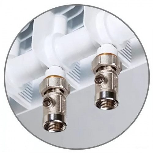 Биметаллический радиатор Rifar SUPReMO 350 х12 секц НП прав (VR)